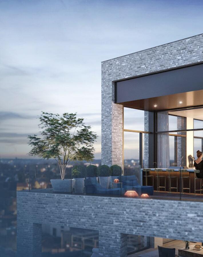 balcony view of home